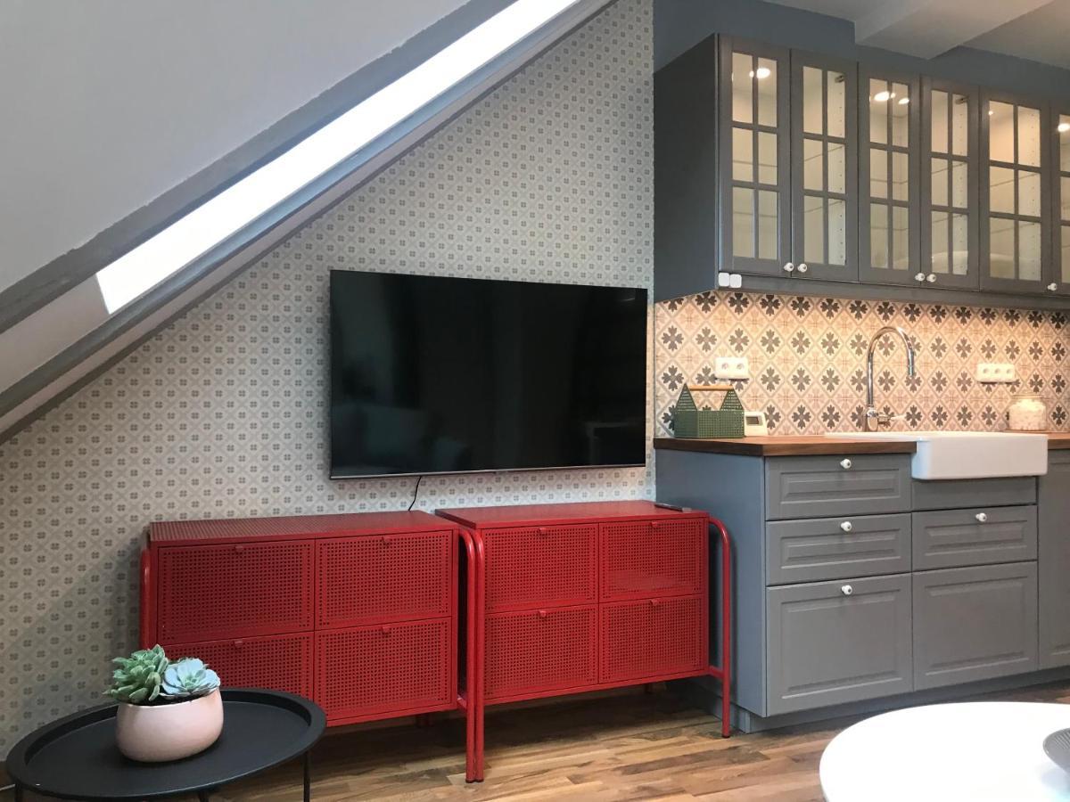 Attic Apartment On Waterfront / View / Netflix Prague Luaran gambar